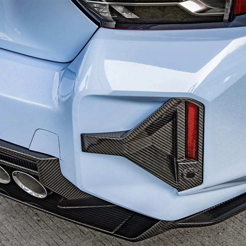 Dry Carbon Fiber Rear Bumper Side Trim Replacement - BMW M2 G87