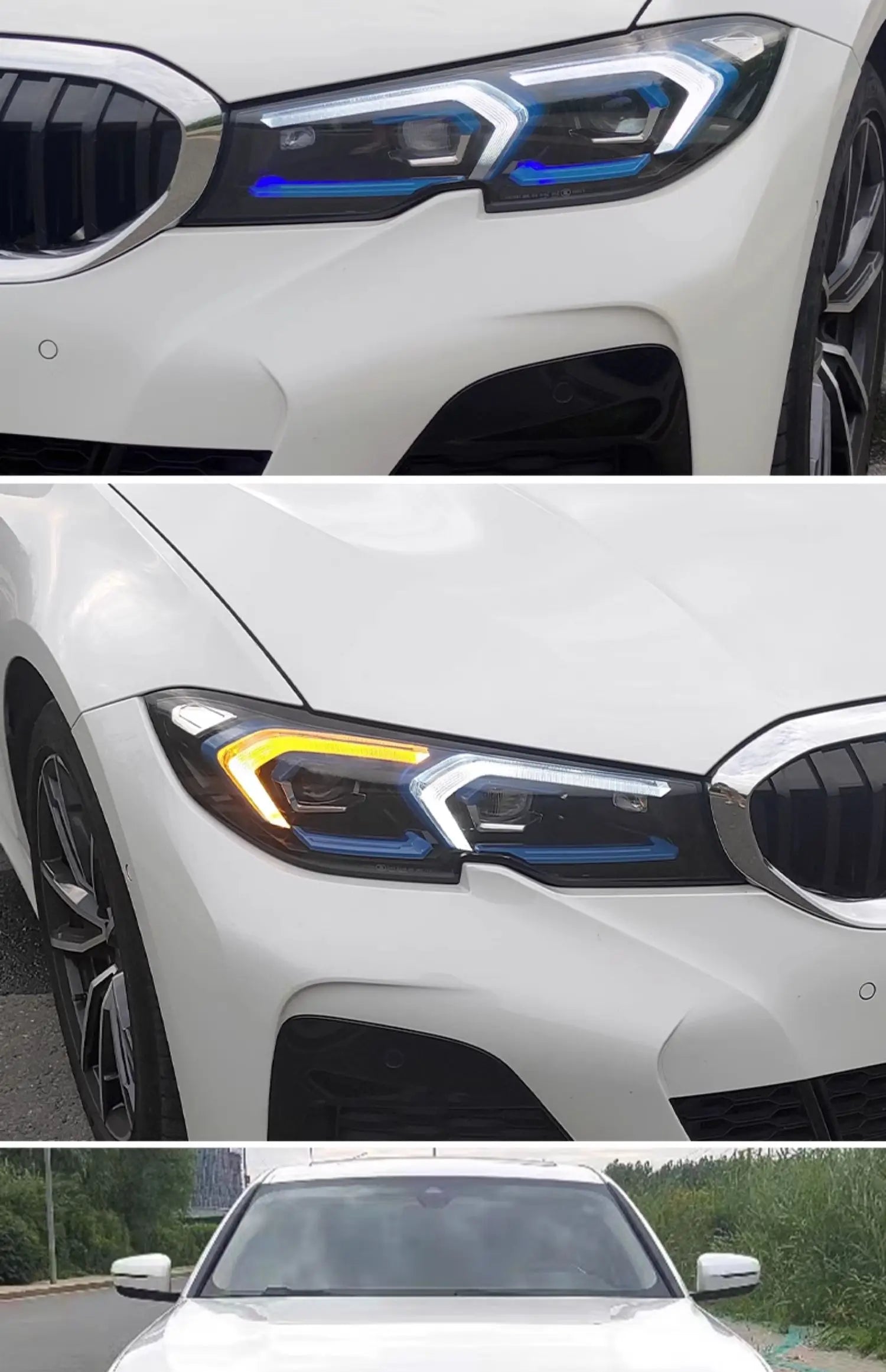 Laser LCI Style LED Headlights -  BMW G20 3 Series Prelci 2019-2022