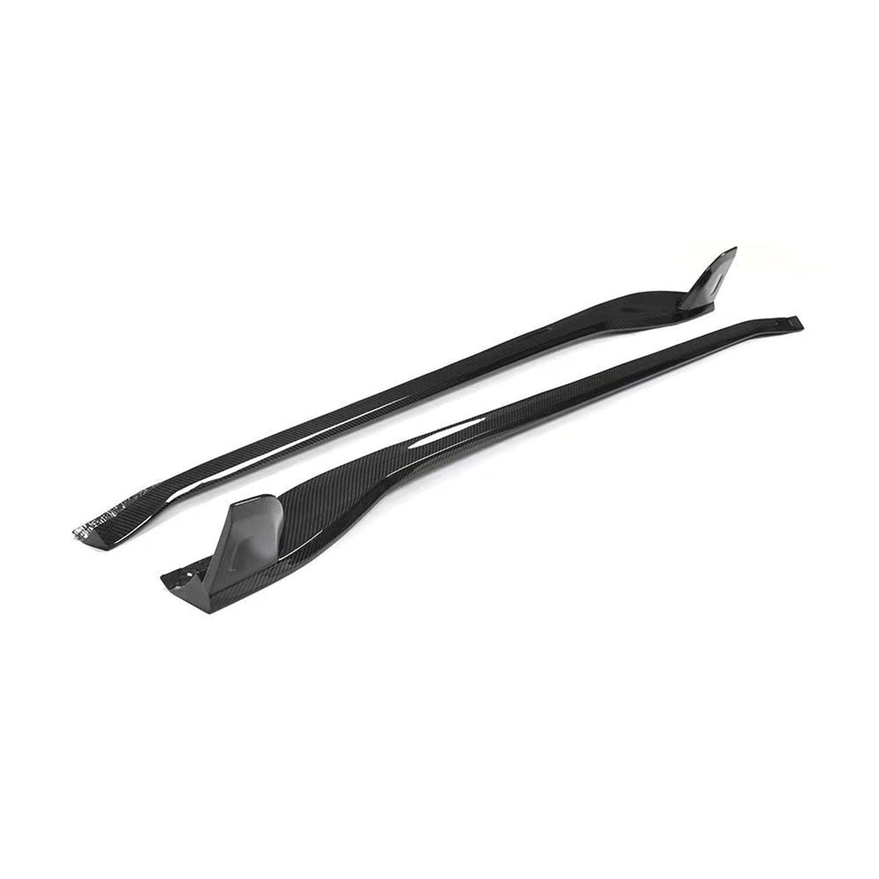 Dry Carbon Fiber Side Skirts w/ Winglet - porsche 911 992 Turbo S