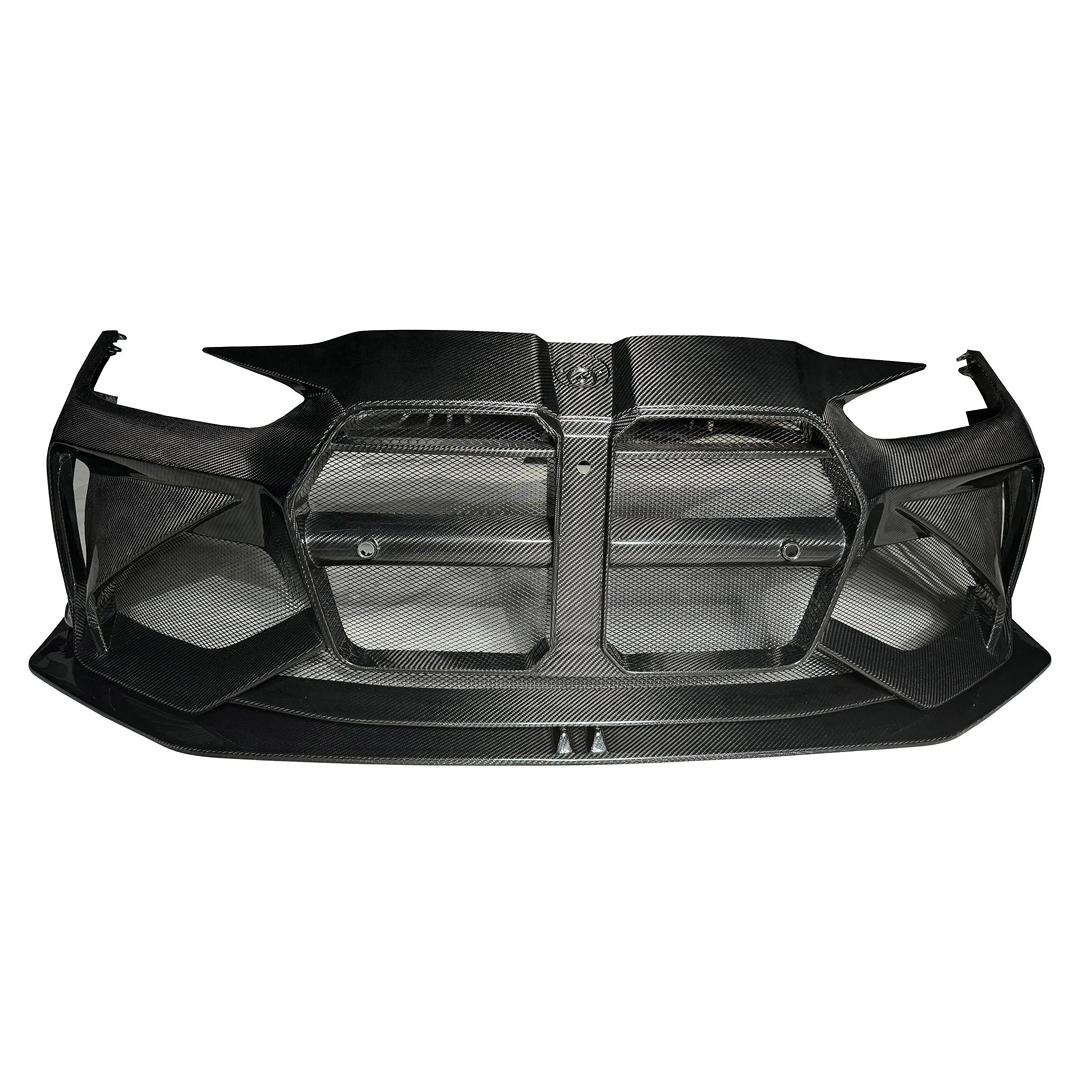 Carbon Fiber AD Style Front Bumper W/ Front Lip - BMW G80 M3/G82/G83 M4