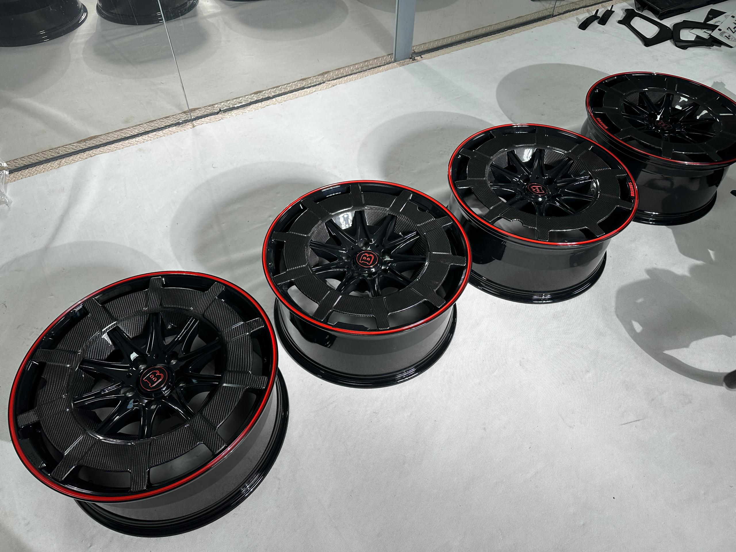 Carbon Fiber B Style Wheels - Mercedes G Class W464 900 X167 GLS GLS450 GLS63 AMG 2020+