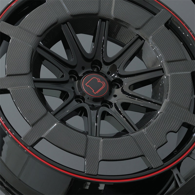 Carbon Fiber B Style Wheels - Mercedes G Class W464 900 X167 GLS GLS450 GLS63 G wagon AMG 2020+