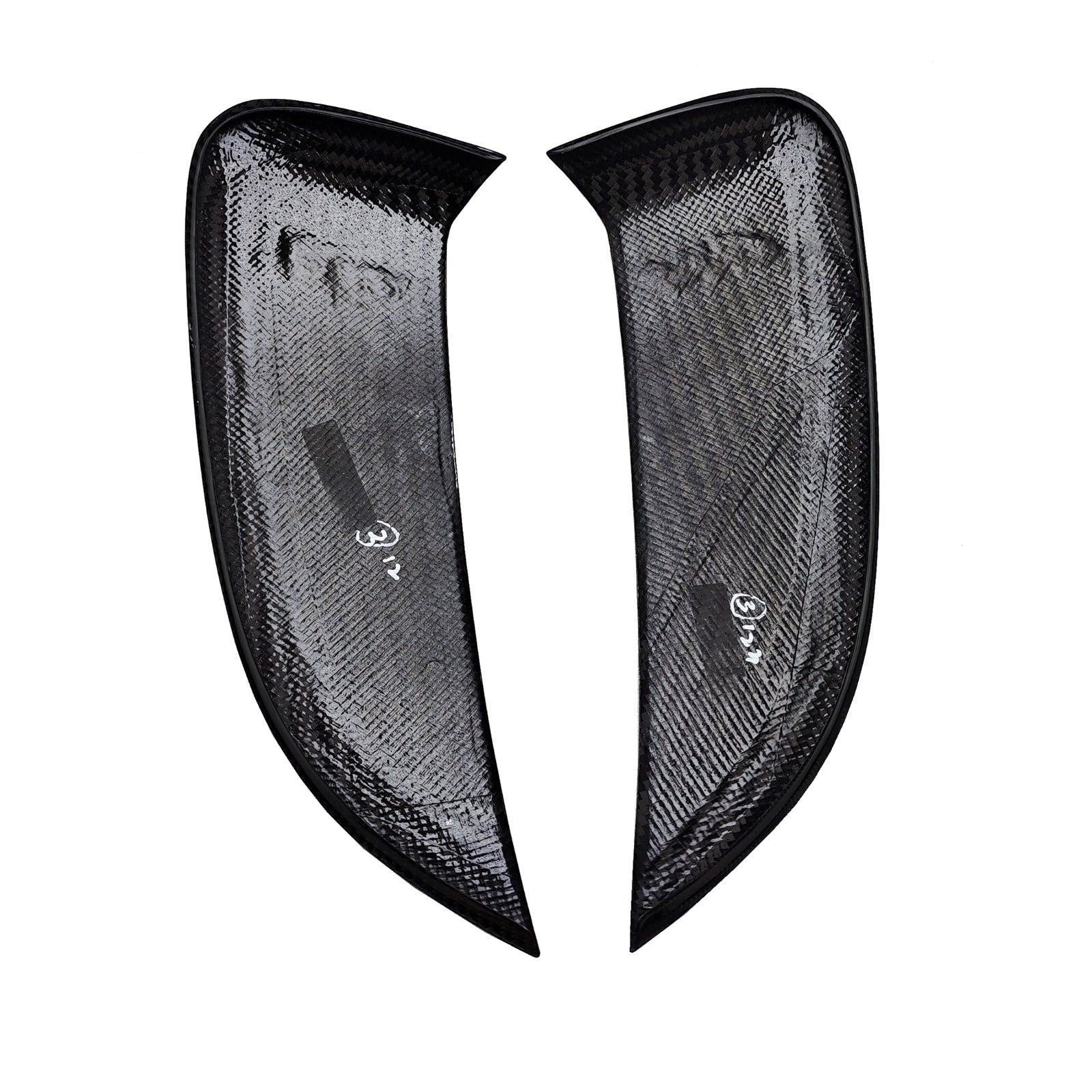 Dry Carbon Fiber GT4 Style Side Air Intake Vents - Porsche 718 2016+