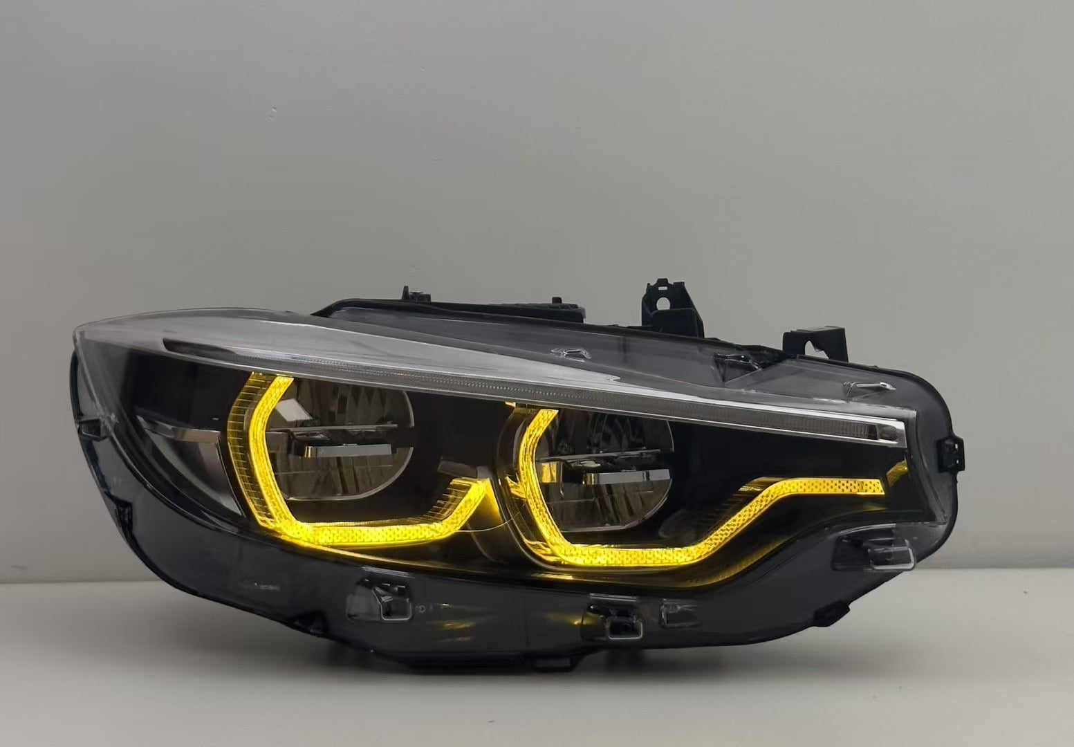 F8X Yellow/White/ Amber Switchable IKON PLUG N PLAY DRL Headlights - F80 M3 F82 F83 M4