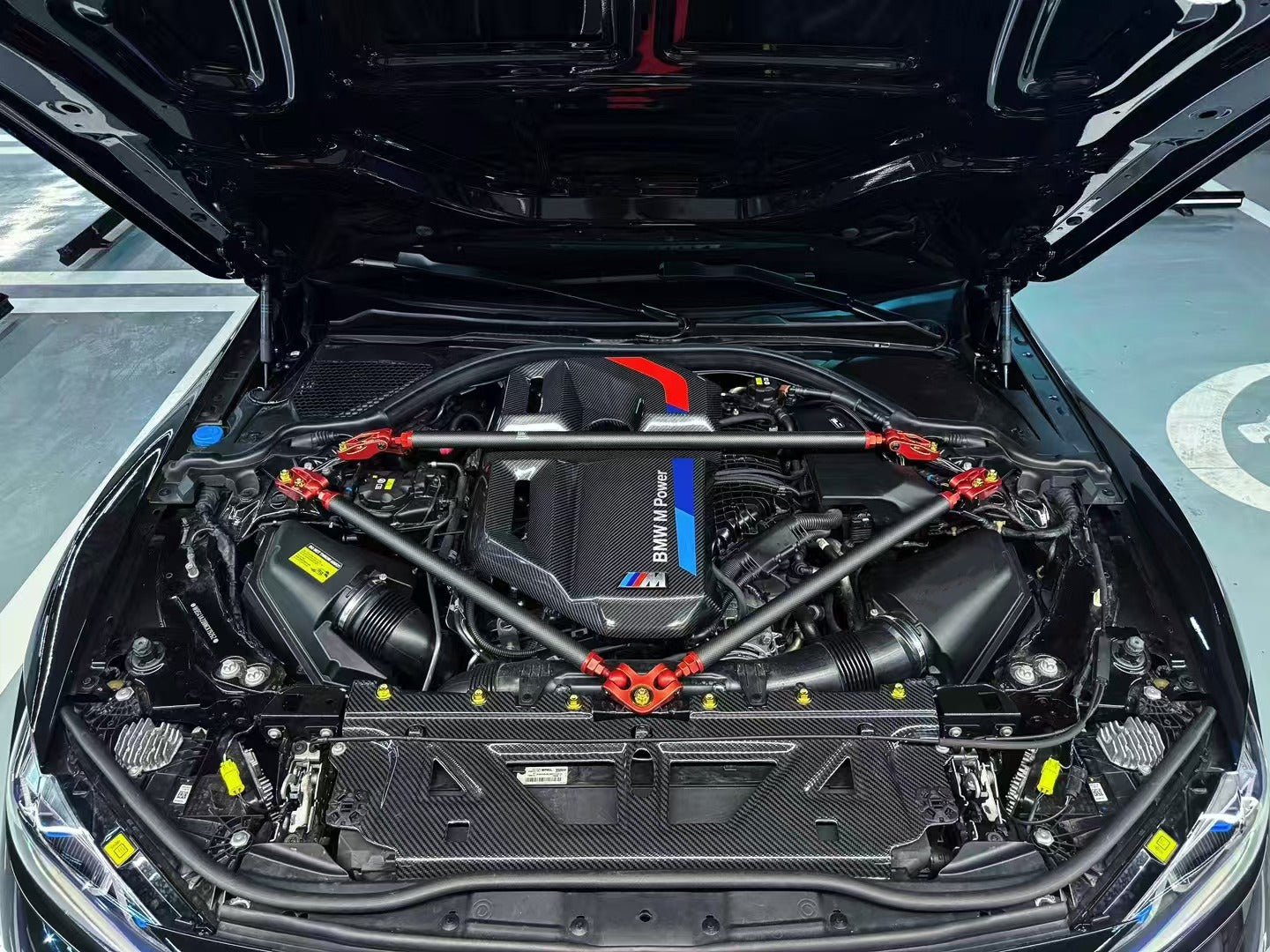 G8X Carbon Fiber Strut Tower Brace - BMW G80 & G81 M3/G82 & G83 M4/ & G87 M2