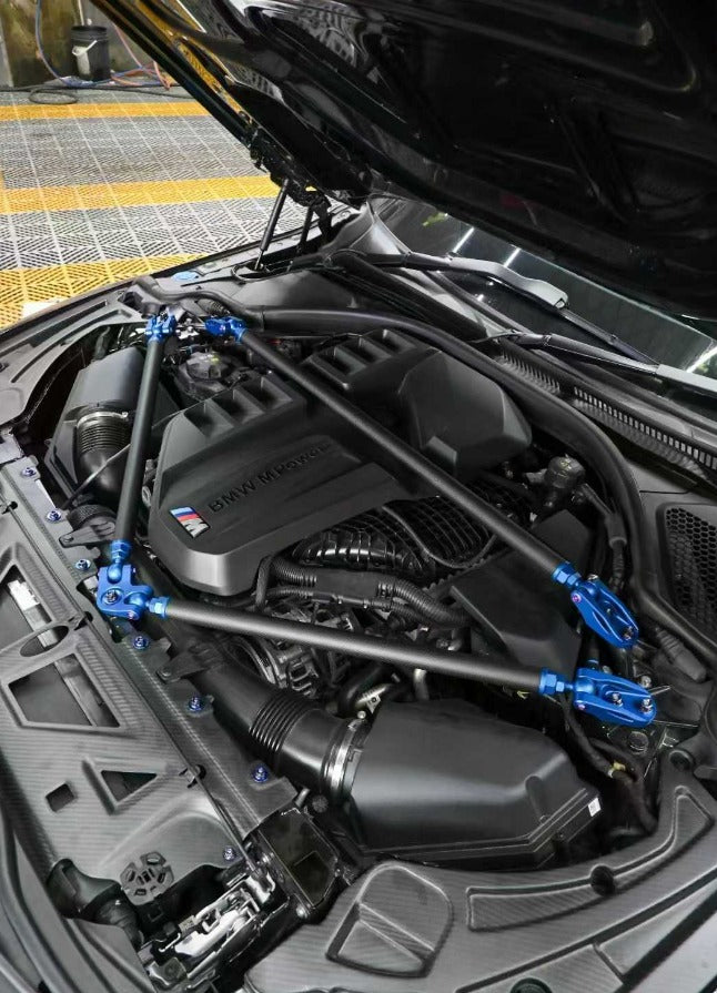 G8X Carbon Fiber Strut Tower Brace - BMW G80 & G81 M3/G82 & G83 M4/ & G87 M2