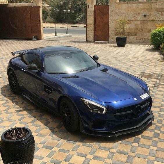 Carbon Fiber Paktechz Front Splitter Lip V1 - Mercedes AMG GT/GTS