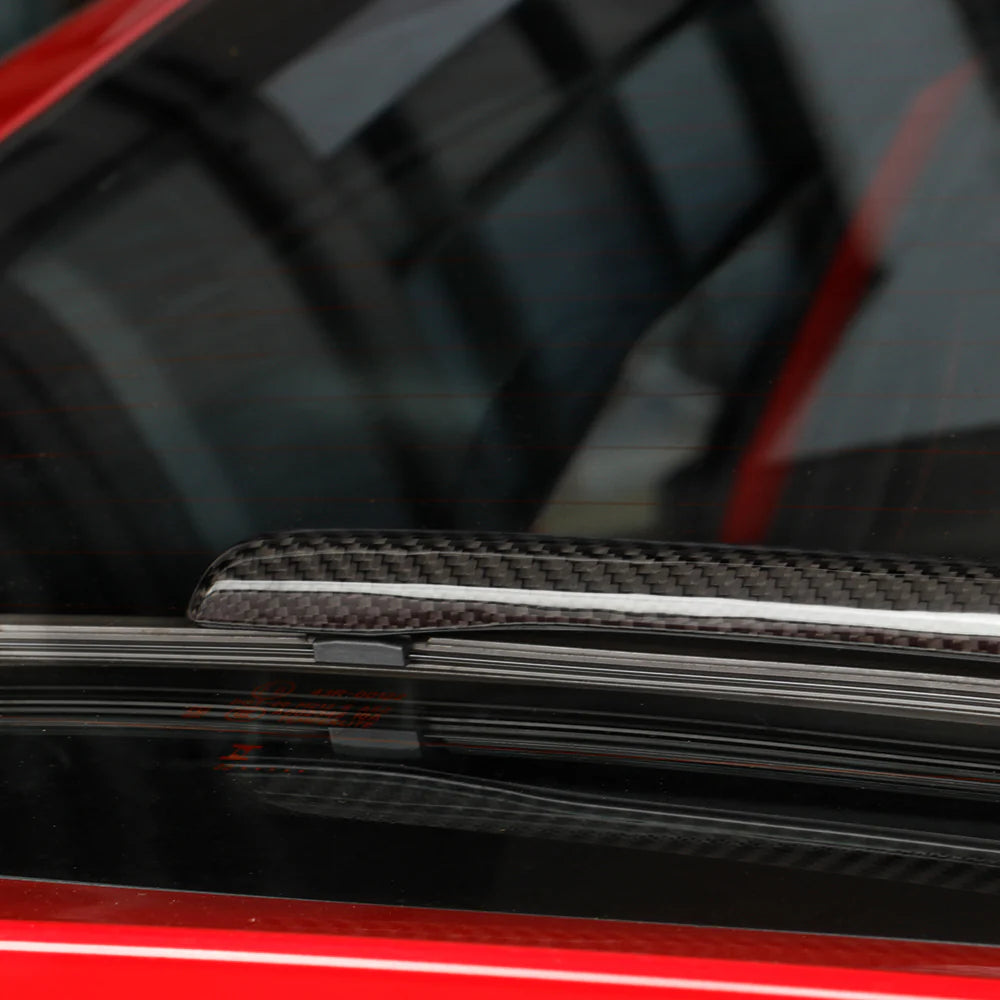 Carbon Fiber Rear Windshield Wiper Cover For Honda 11th Gen Civic Type R FL5