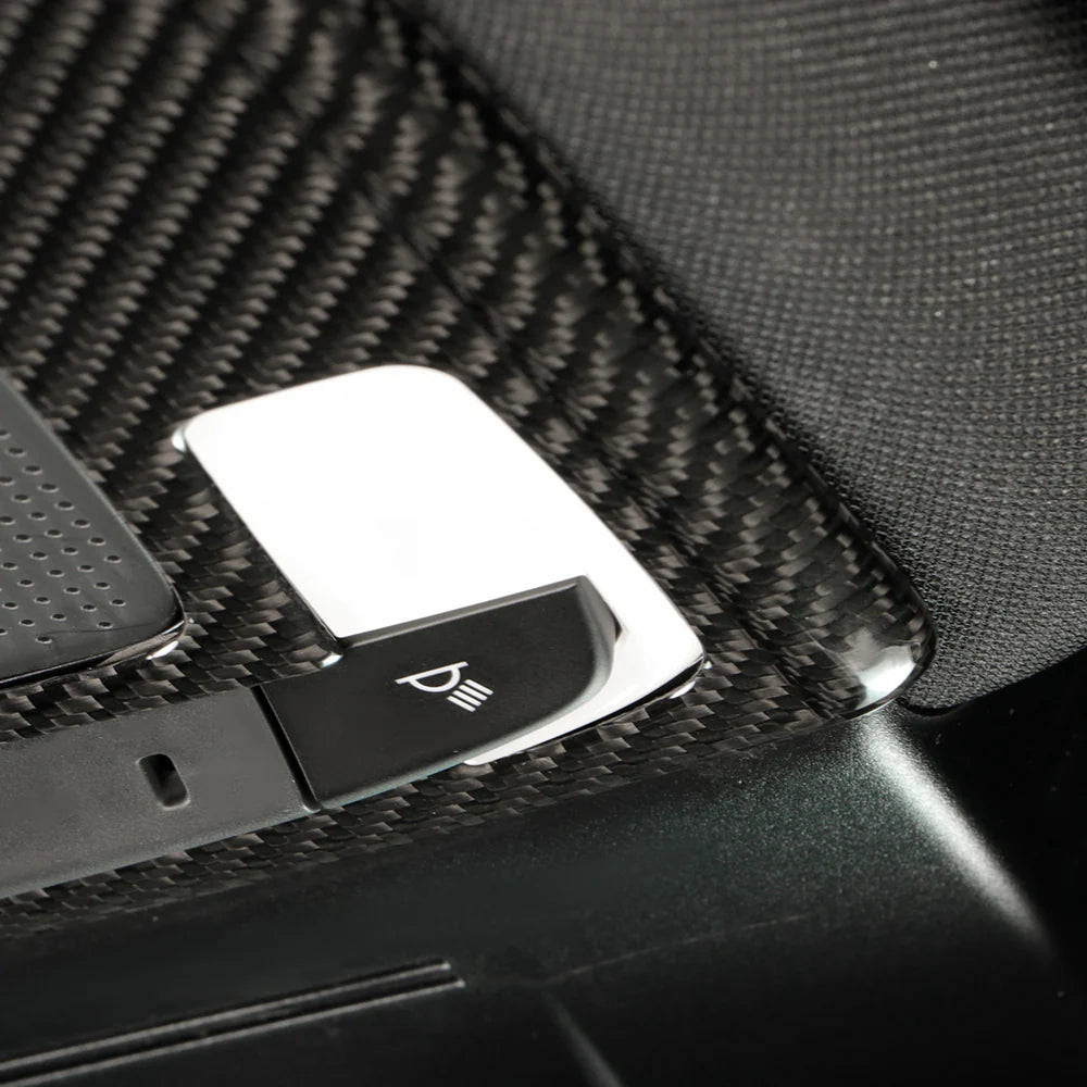Carbon Fiber Reading Light Lamp Panel Cover - Honda 11th Civic Type R FL5