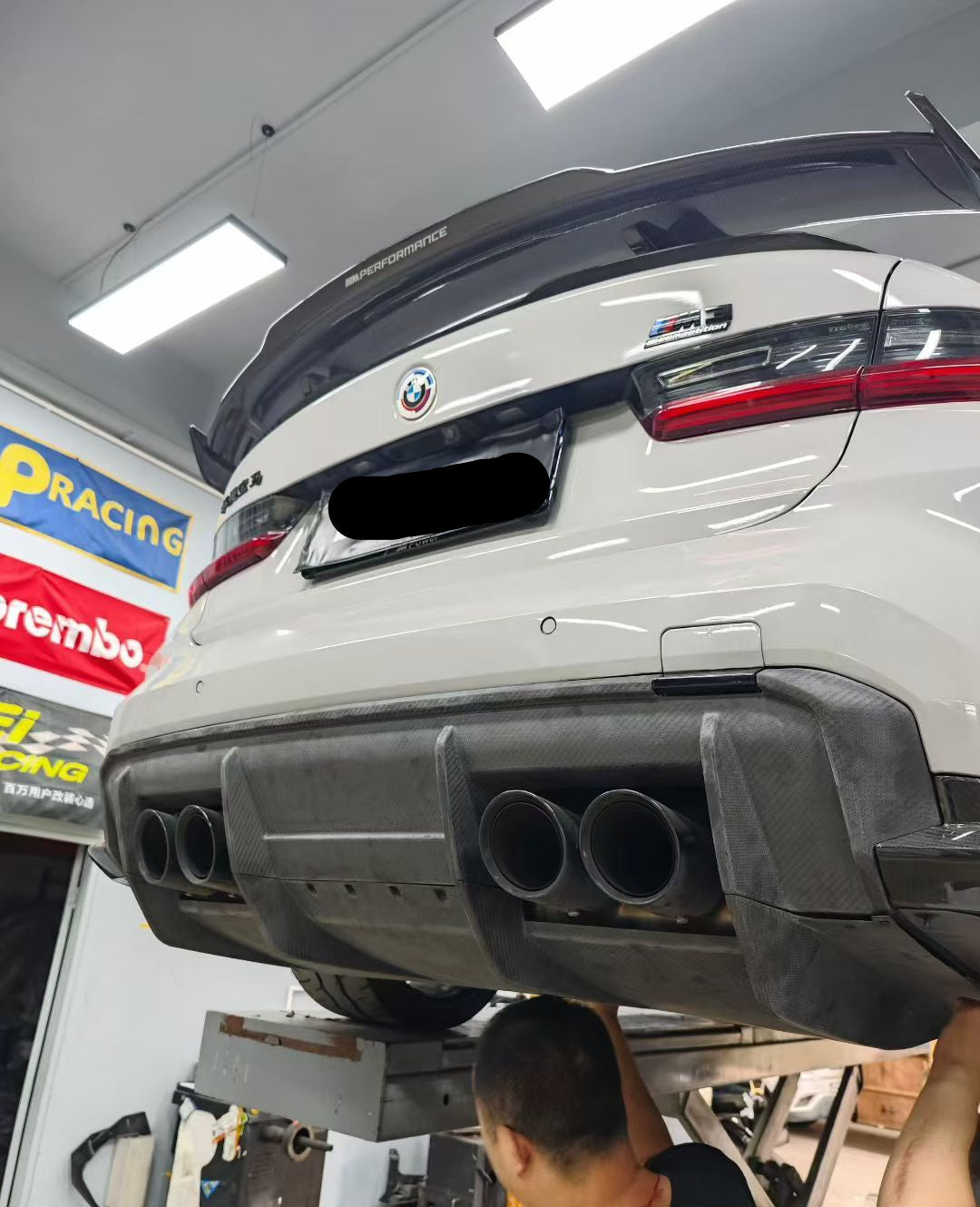 Carbon Fiber Rear Undertray Diffuser - BMW G80 M3 / G82 & G83 M4