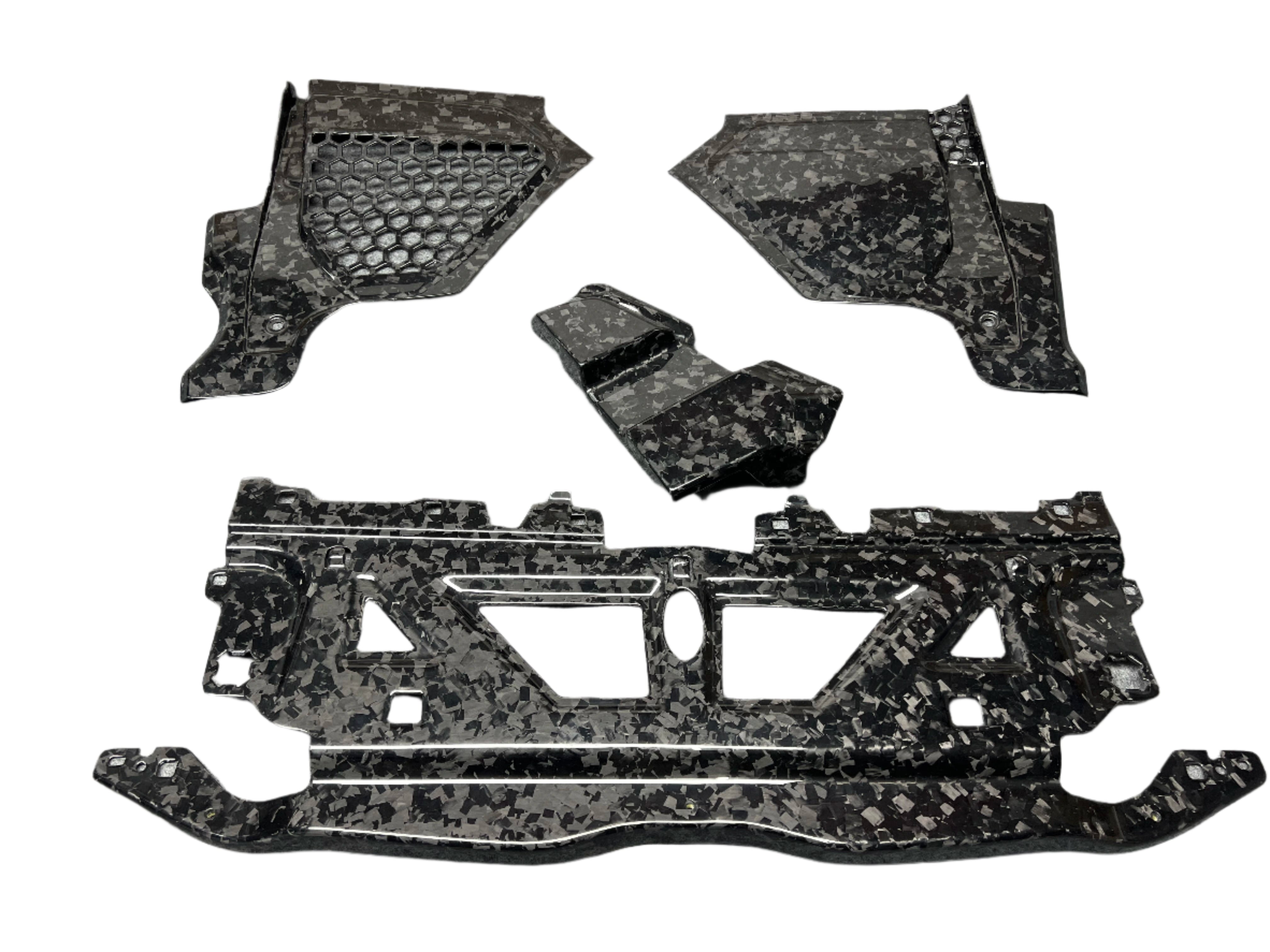 Forged Carbon Fiber Engine Bay Cover kit - BMW M3 G80 G81 M4 G82 G83