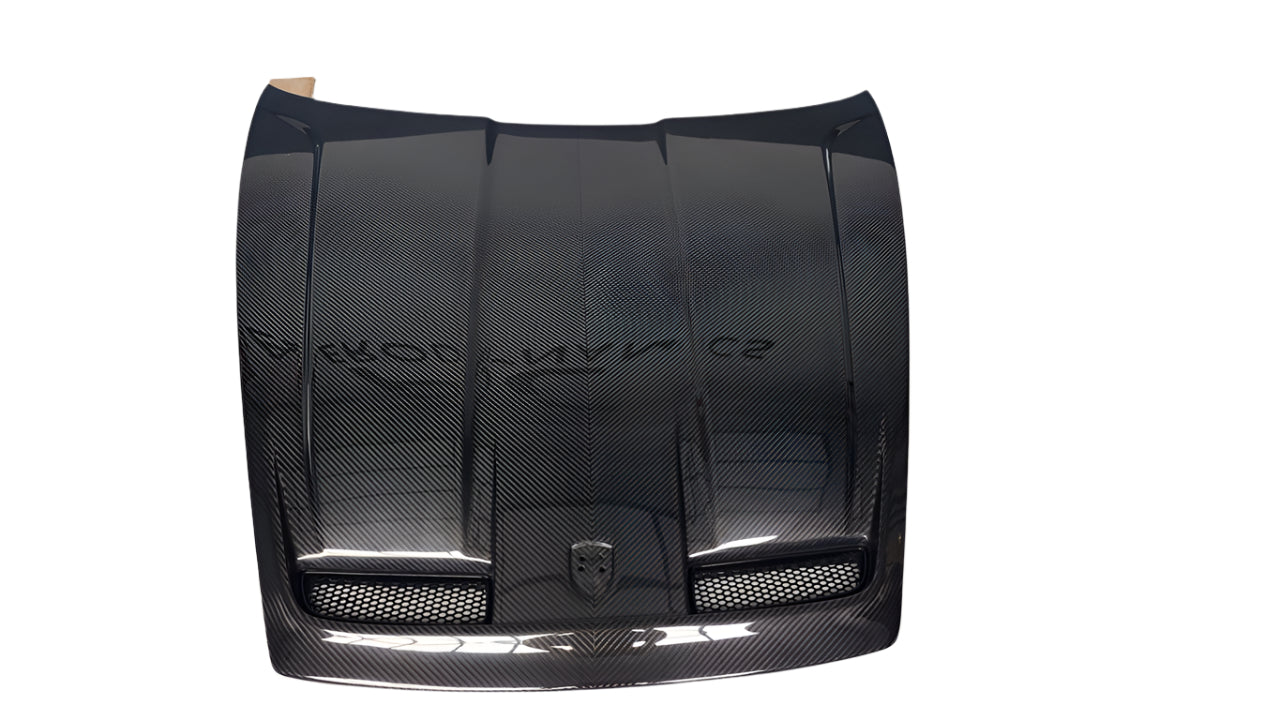 Prepreg Carbon Fiber Tec Style Front Hood Bonnet - Porsche 992 Carrera 911