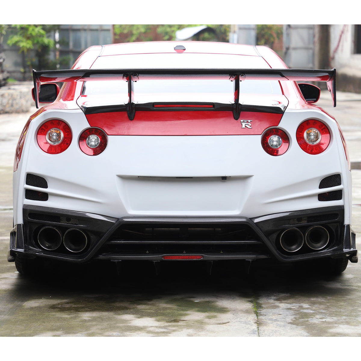 Carbon Fiber Rear Spoiler Wing N-Style - Nissan GTR R35