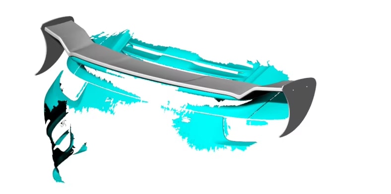 Carbon Fiber AP Wing - Porsche 911 991 Turbo S Cabriolet 2014-2016