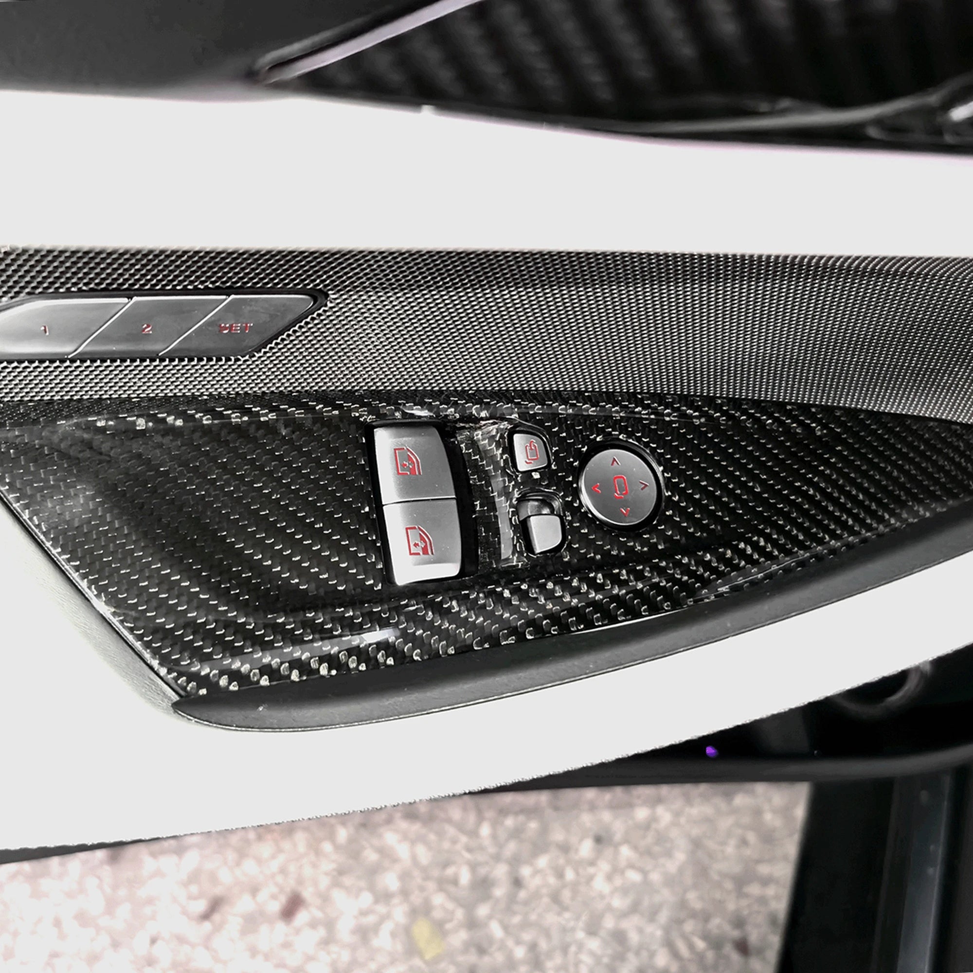 Carbon Fiber Door Trim Cover - BMW G82 M4 & G22 4 Series