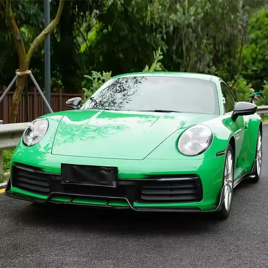 Prepreg Carbon Fiber Front Splitter lip V1 - Porsche 911 Carrera S/T/4/4S/Targa 4/ Targa 4S/GTS 2019-2023