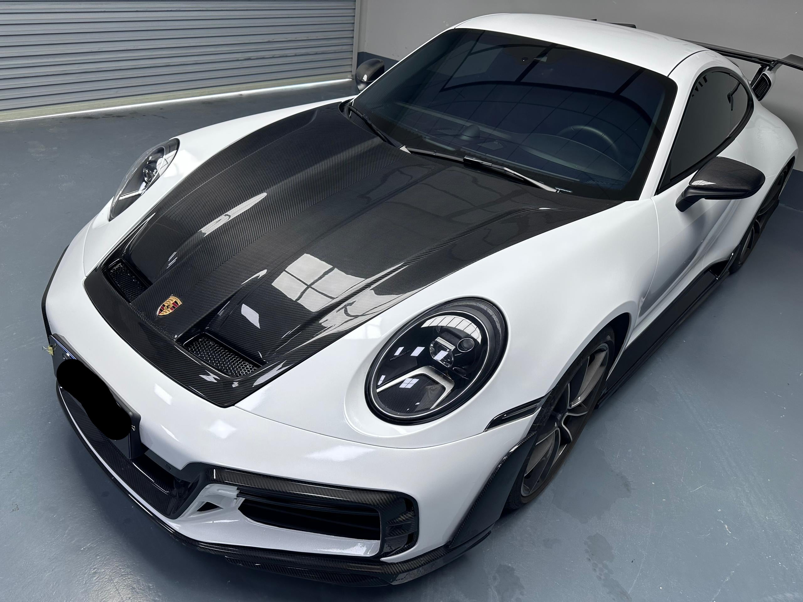 Prepreg Carbon Fiber Tec Style Front Hood Bonnet - Porsche 992 Carrera 911
