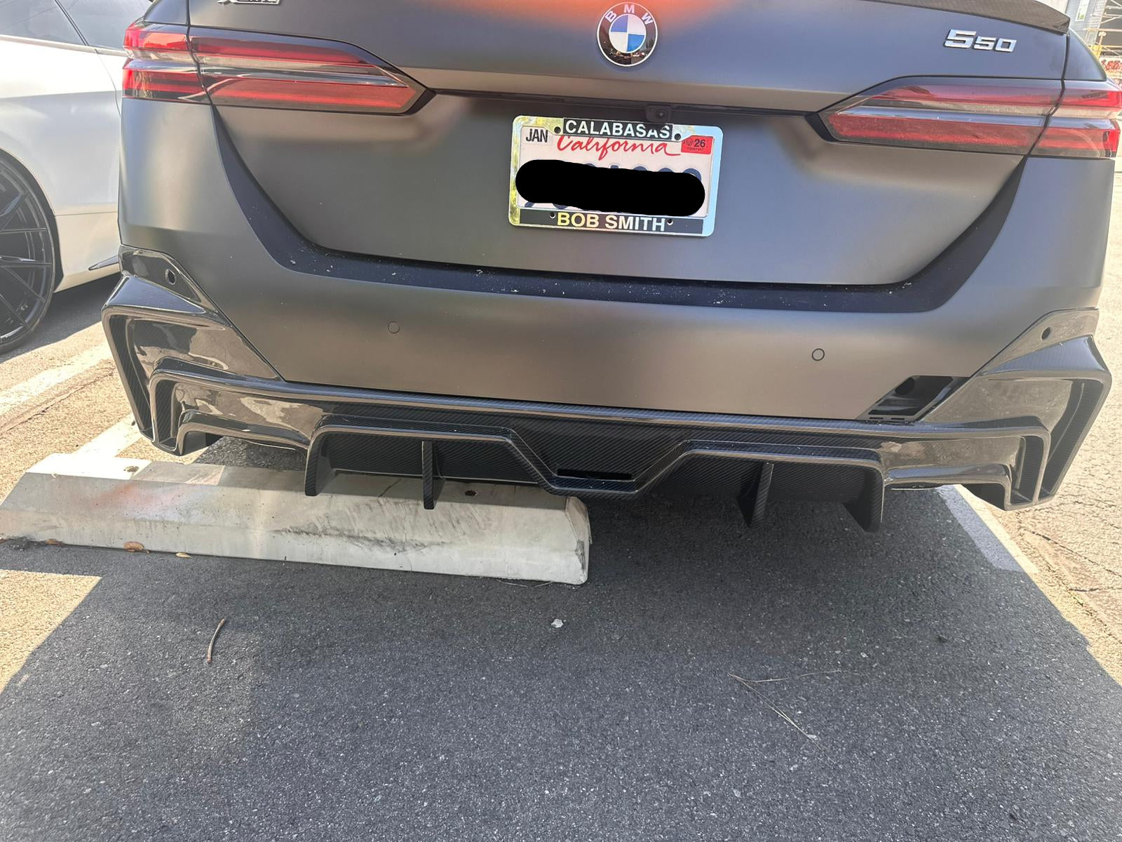 Dry Carbon Fiber Rear Diffuser - BMW 5 Series G60