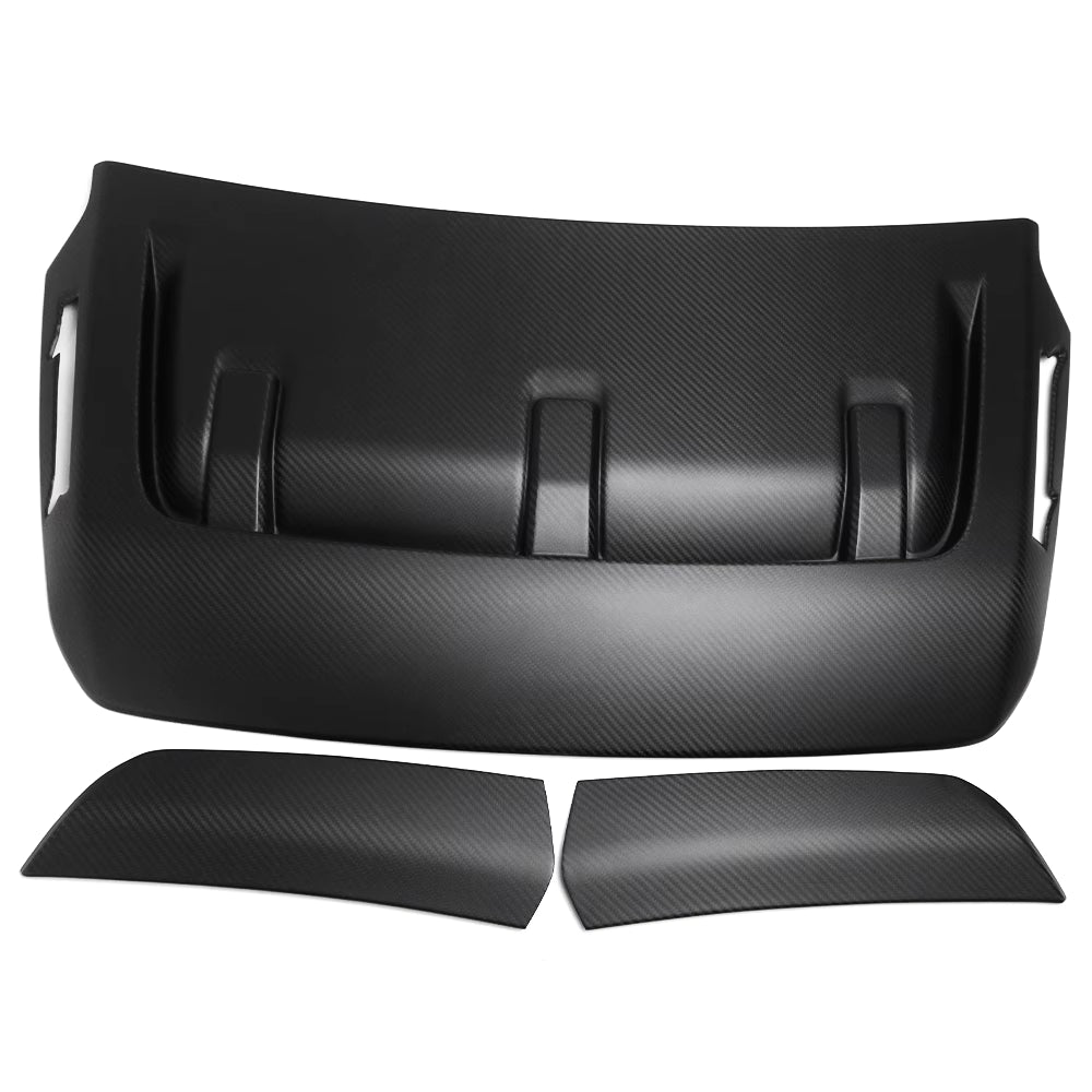 Carbon Fiber Engine Hood Cover Trim - Ford F-150 Raptor 2021-2025