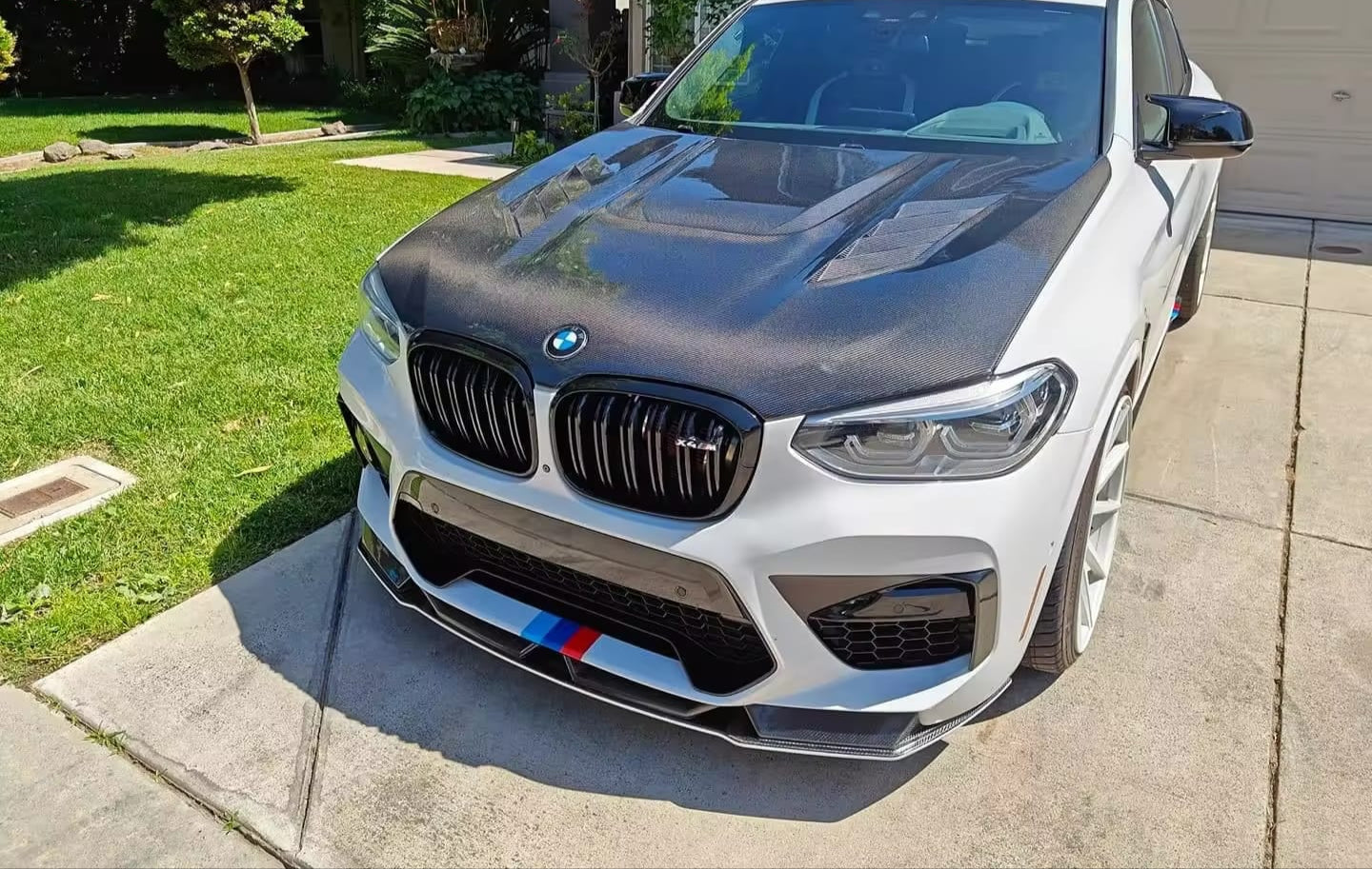 Carbon Fiber Vented Front Engine Hood - BMW X4M F98 X3M F97 G01 G02 G08