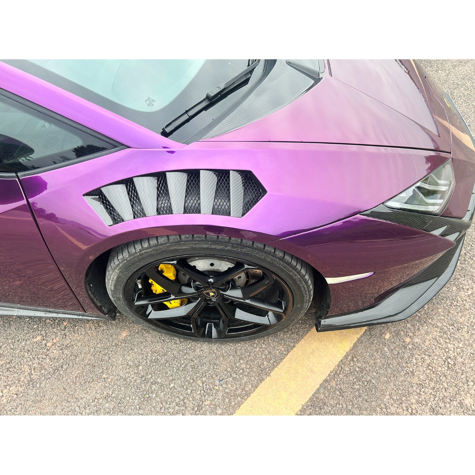 Dry Carbon Fiber Front Fender - Lamborghini Huracan LP580 LP610 LP640 / Tecnica