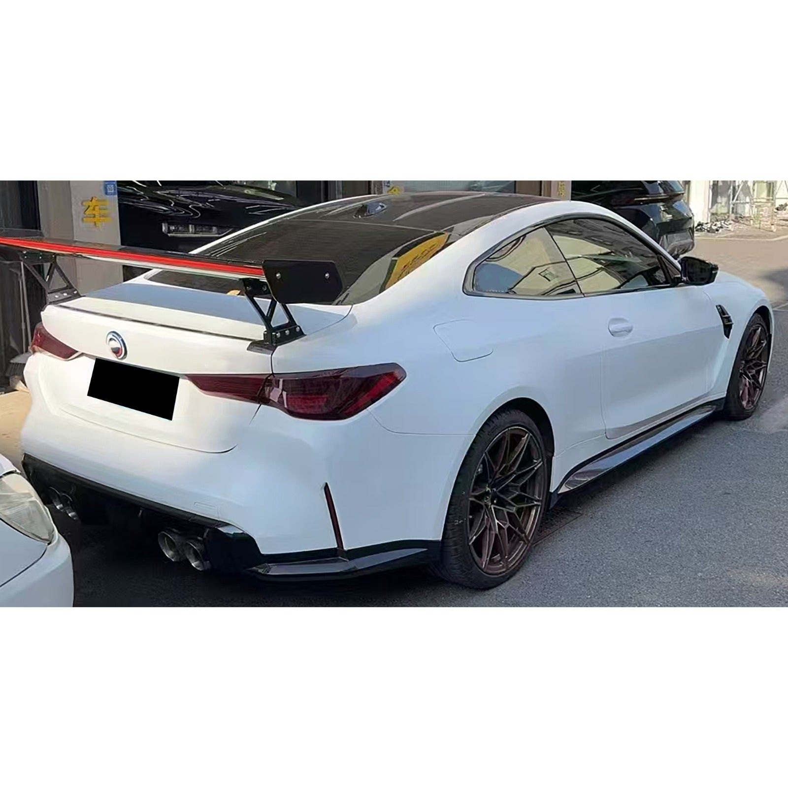 Prepreg Carbon Fiber Wing w/ LED - BMW G80 M3 / G82 M4 / G87 M2