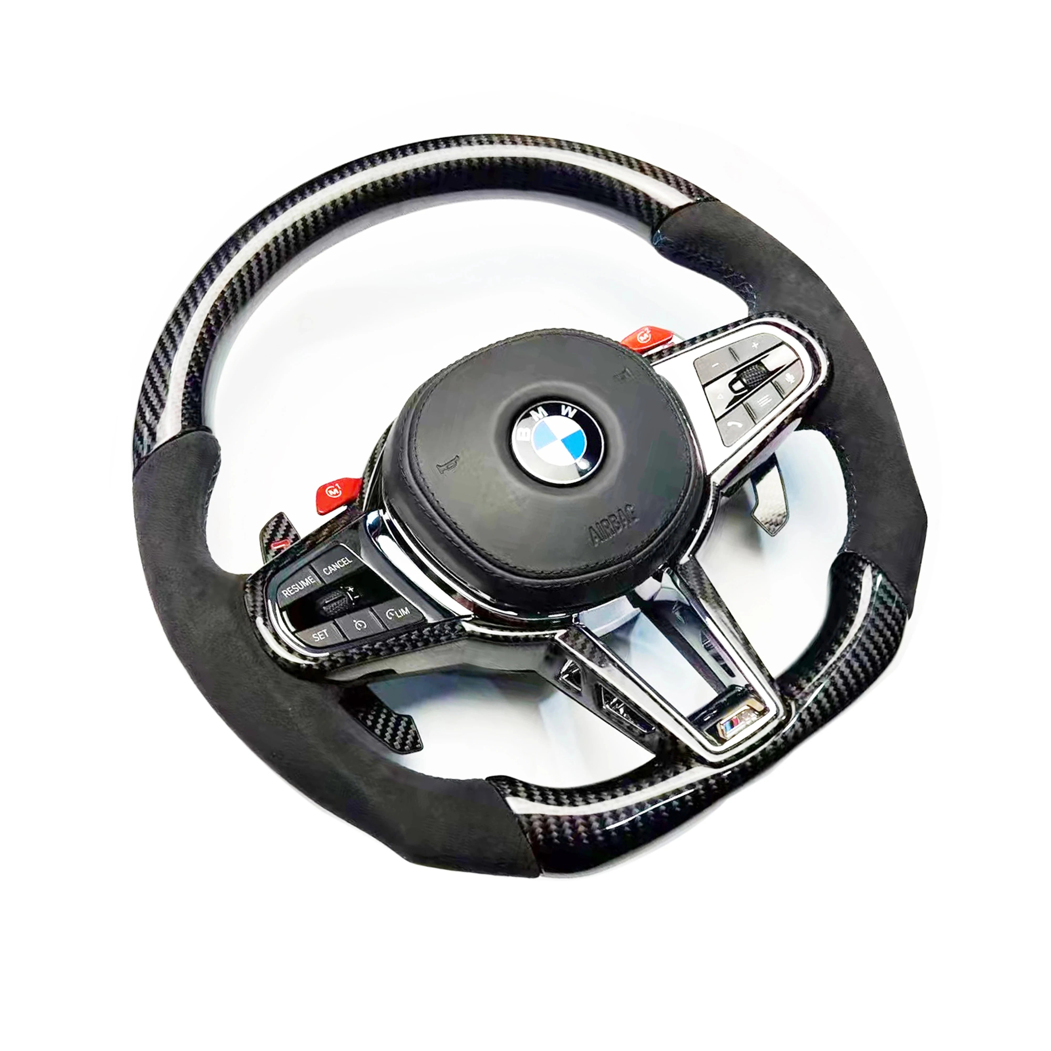 https://www.thecarbonindustries.com › products › 2025-lci-steering-wheel-w-carbon-fiber-trim-bmw-g-chassis