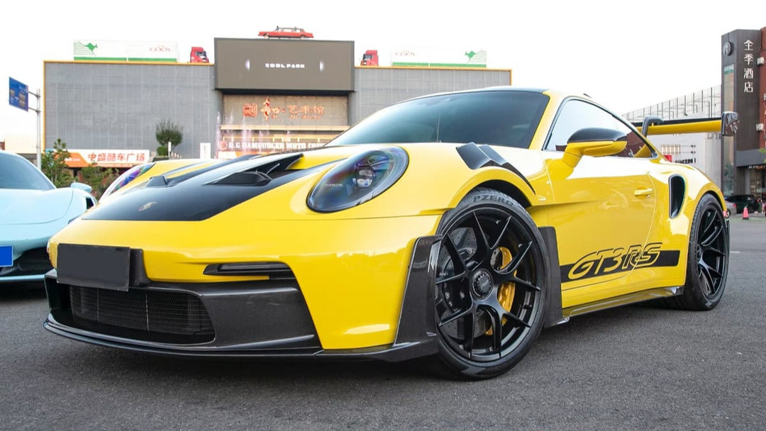 Carbon Fiber Upper Front Bumper Trim Lip - Porsche 992 GT3RS