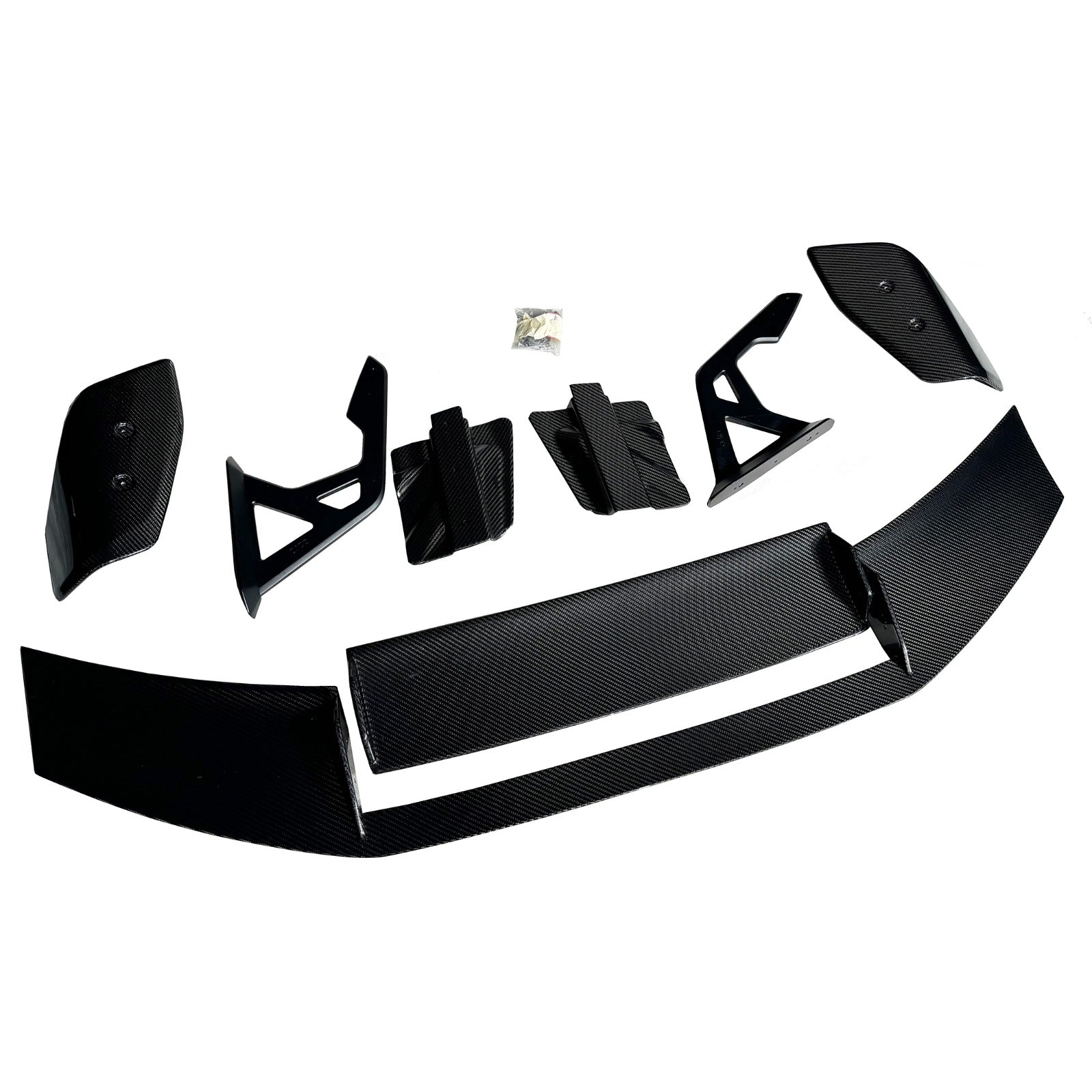 Carbon Fiber Swan Neck Wing AD V3 - BMW G87 M2 G80 M3 G82 M4