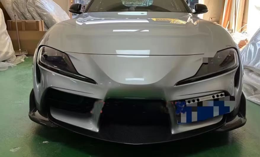 Carbon Fiber T Style Front Splitter Lip - Toyota Supra MK5
