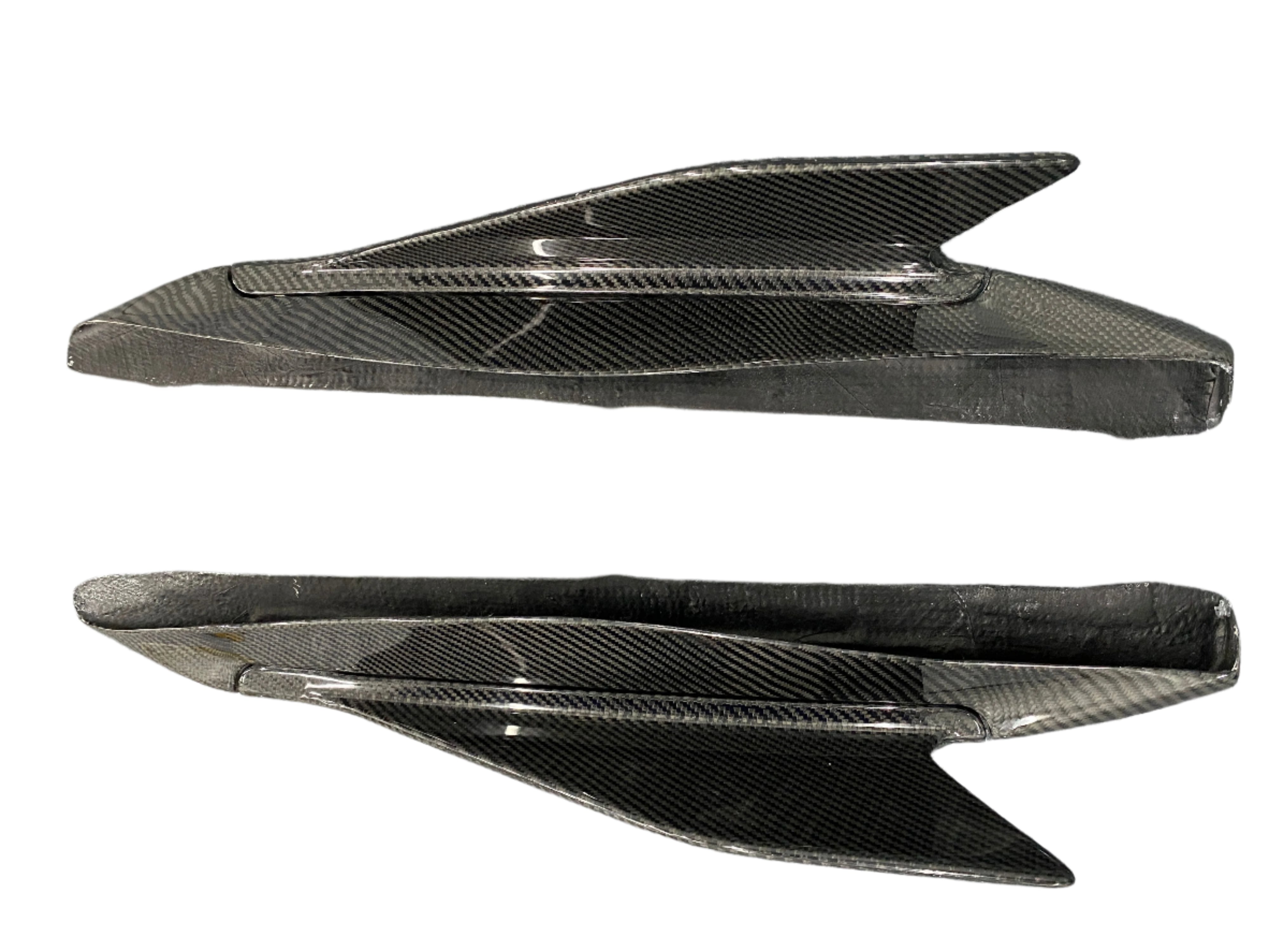 Carbon Fiber Corner Side Skirt winglet - Ferrari 488