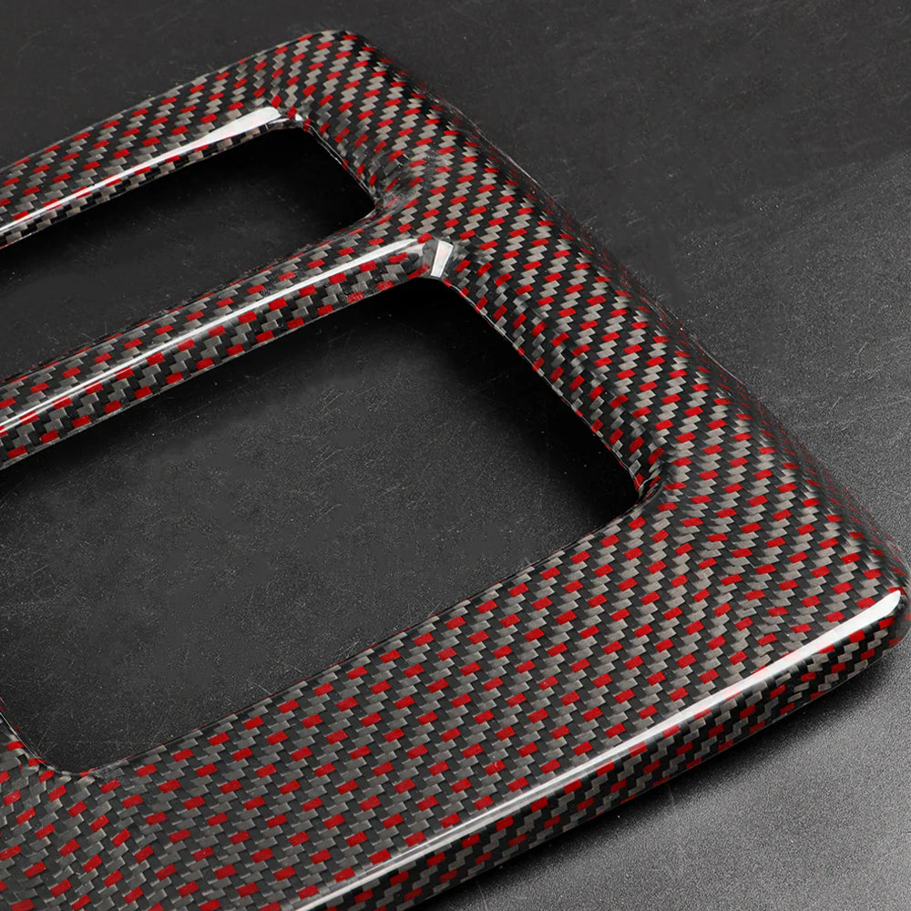 Carbon Fiber Gear Shift Panel Cover Trim - Honda Civic 11th Type R FL5 (LHD)