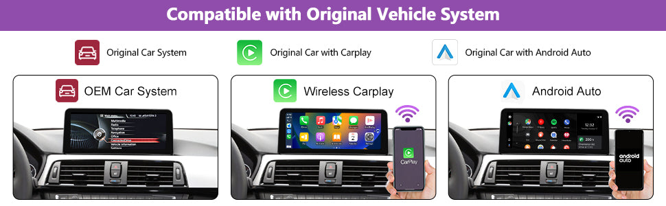 Apple Carplay & Android Auto Display Screen Upgrade - BMW F80 M3 & F82/F83 M4