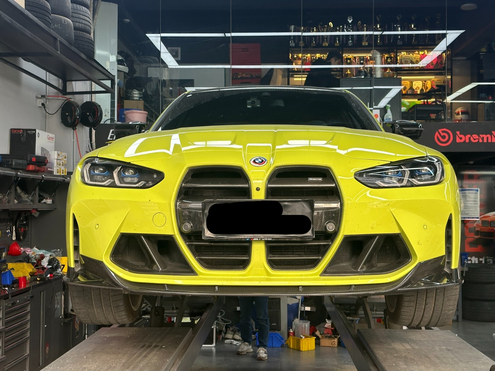CT V1 style Dry Carbon fiber front lip - BMW G80 & G81 M3 / G82 & G83