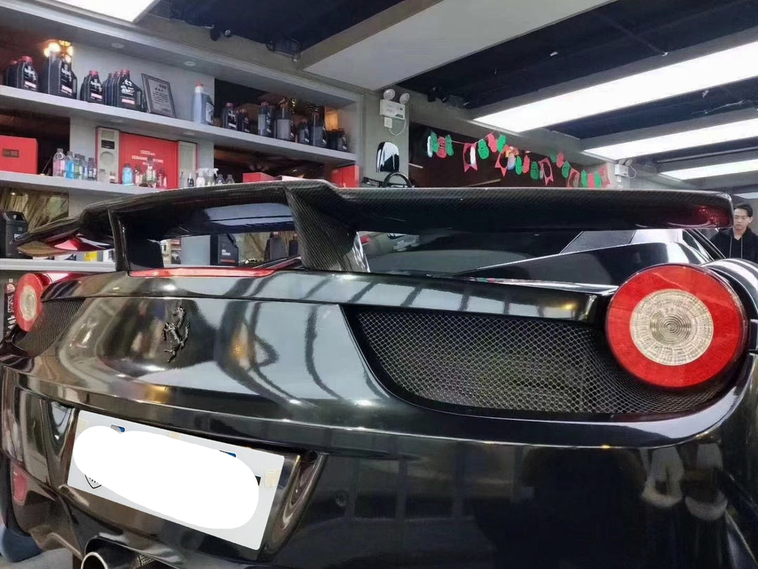 Carbon Fiber Rear Spoiler Wing - Ferrari 458