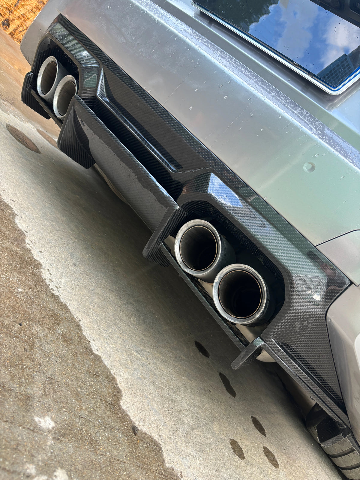 Carbon Fiber Rear Undertray AN Style Diffuser - BMW G87 M2