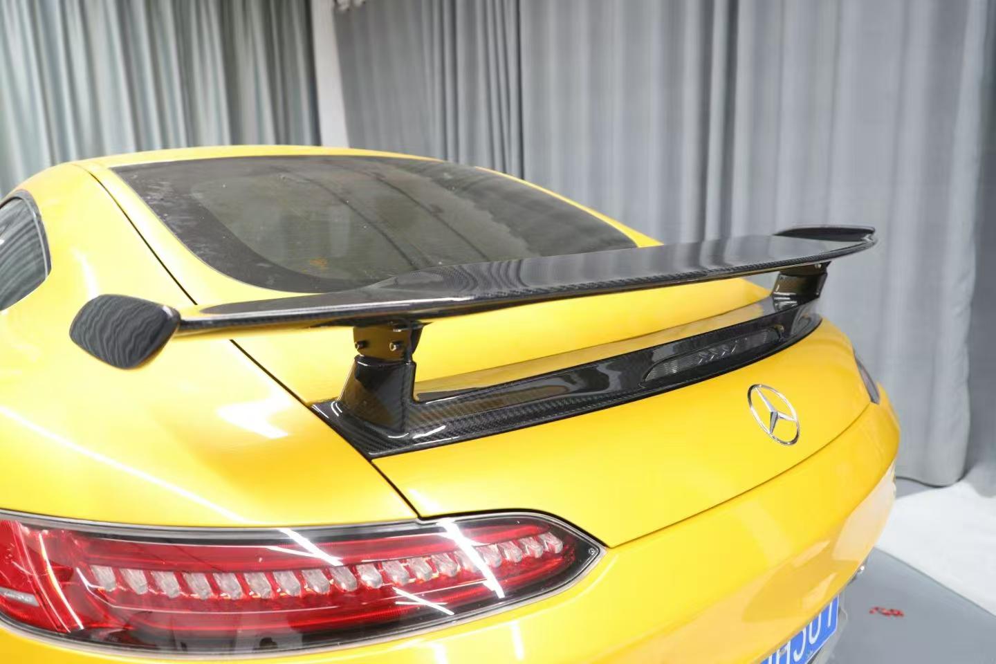 Carbon Fiber GTR Wing W/ Base Panel - Mercedes AMG GT/GTS/GTC/GTR