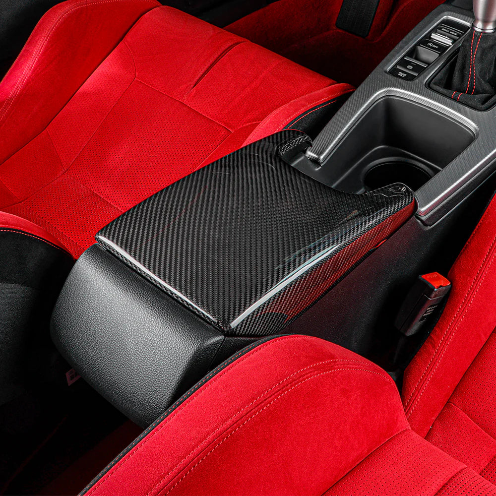 Carbon Fiber Armrest Box Panel Cover - Honda Civic Typer FL5 2023+