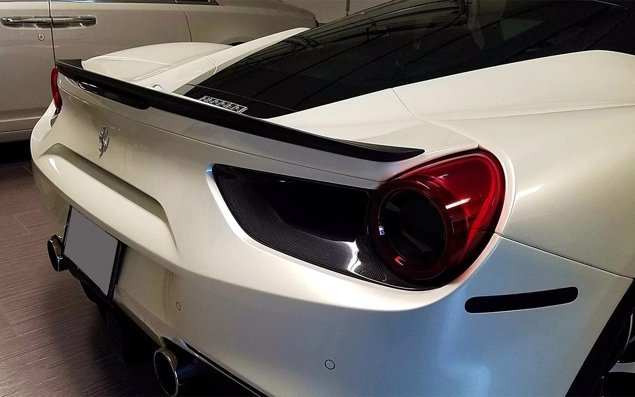 Carbon Fiber Rear Trunk Spoiler - Ferrari 488 Spider / GTB 2016-2019