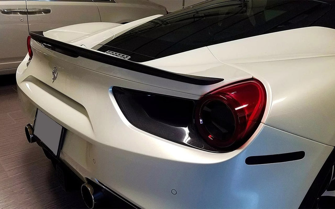 Carbon Fiber Rear Trunk Spoiler - Ferrari 488 Spider / GTB 2016-2019
