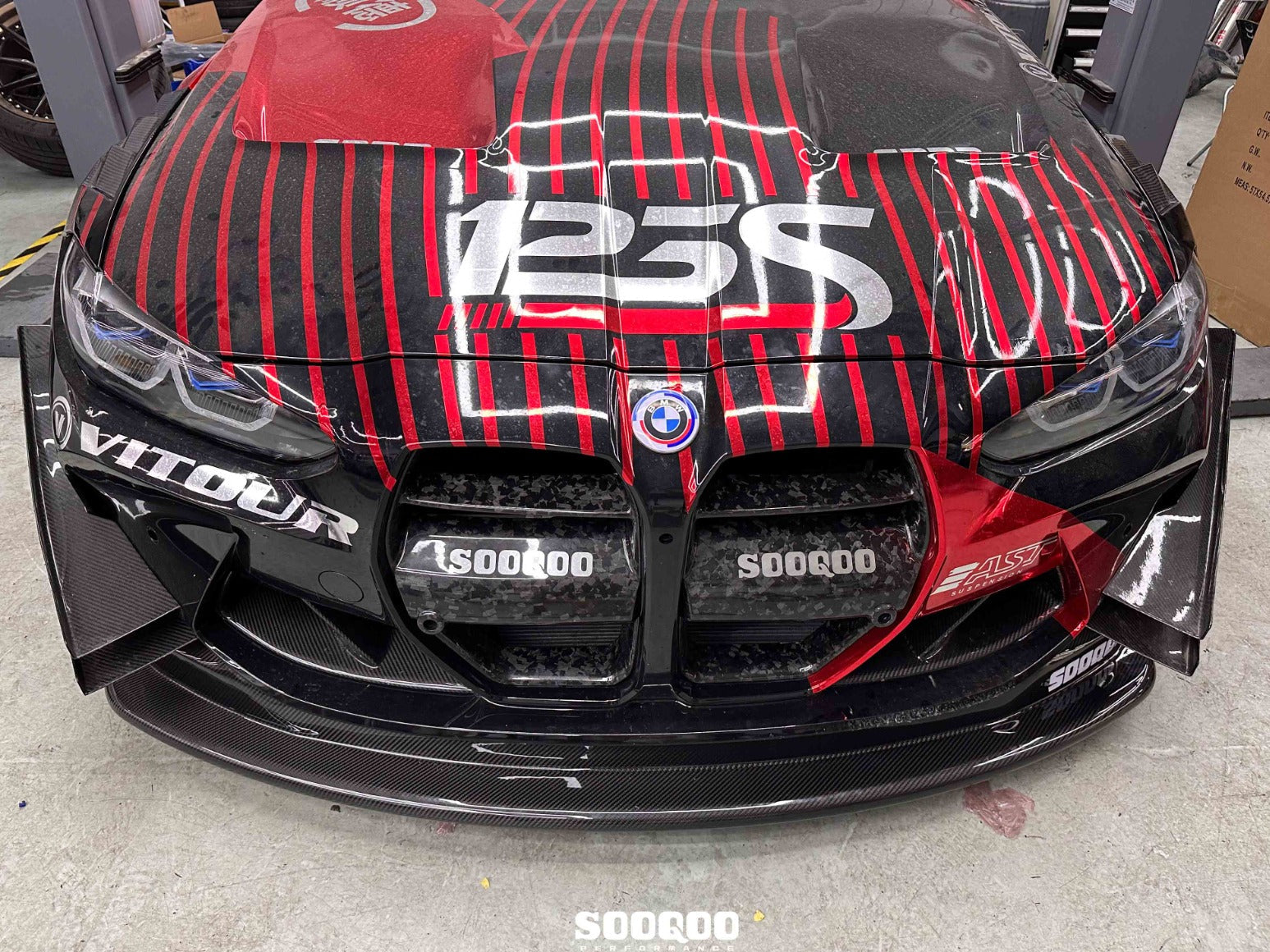 Carbon Fiber GT4 Style Front Canard - BMW G80 M3 & G82 M4