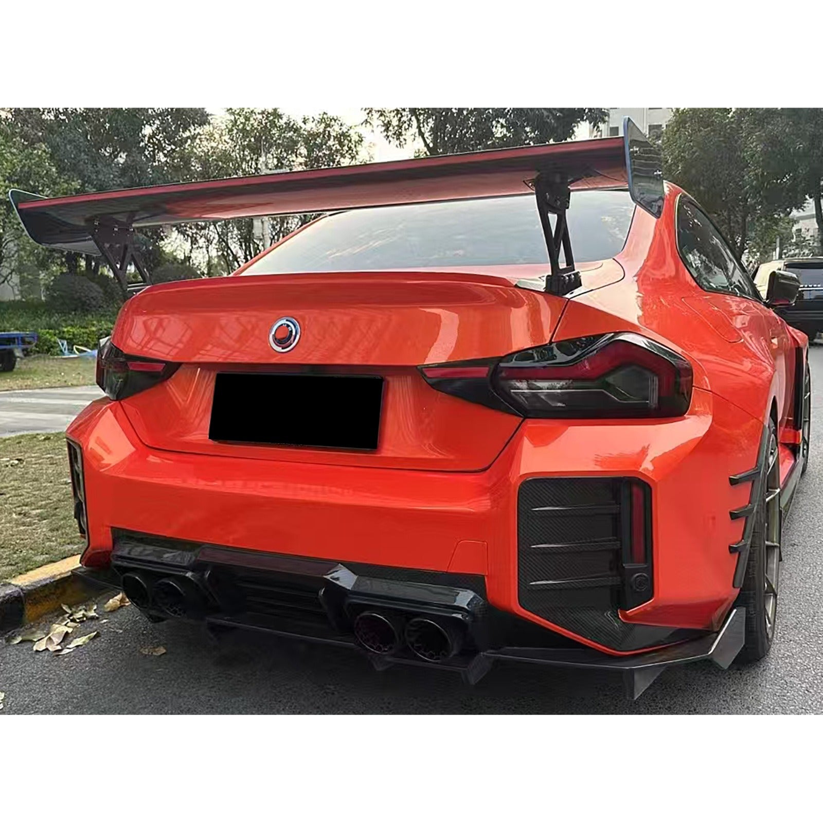 Prepreg Carbon Fiber Wing w/ LED - BMW G80 M3 / G82 M4 / G87 M2