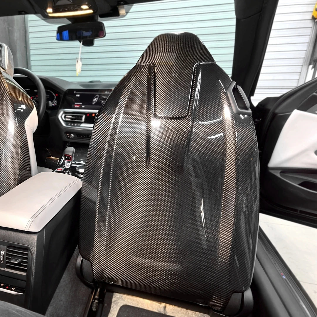 Carbon Fiber Seatback Covers - BMW X3M/X4M F97 & F98