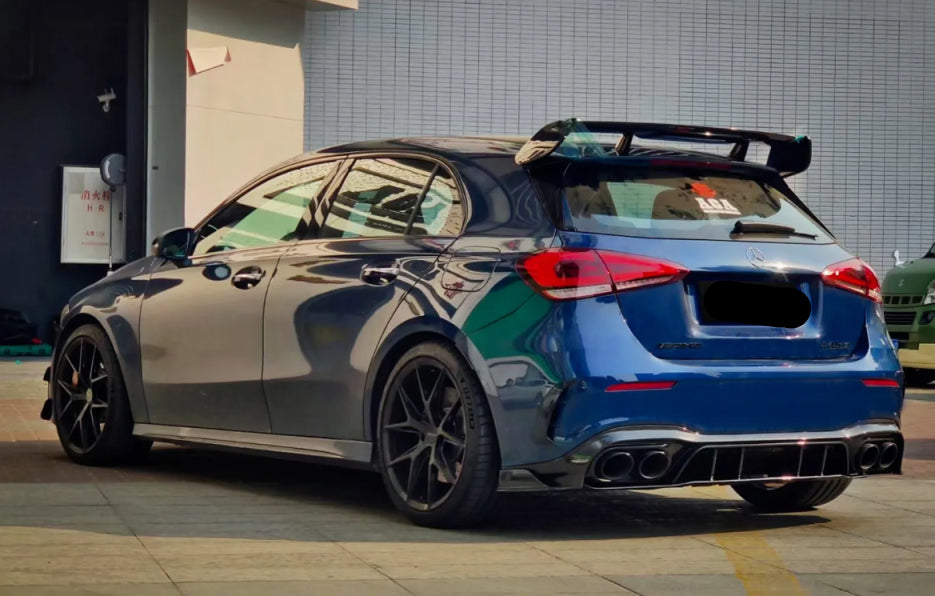 Paktechz Dry Carbon Fiber Roof Spoiler Wing - Mercedes Benz W177 a Class AMG A35 A45s Hatchback