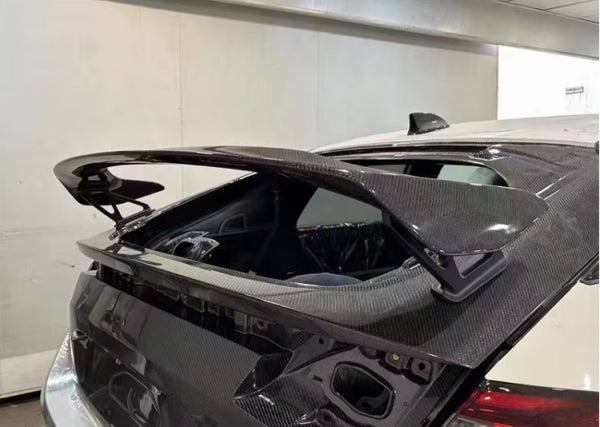 Carbon Fiber Rear Trunk Lid replacement - Honda Civic Type R FL5
