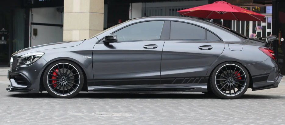 Paktechz Prepreg Carbon Fiber Side Skirts - Mercedes Benz W117 C117 CLA220 CLA250 CLA260 CLA45