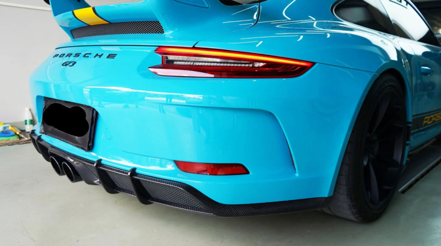 Carbon Fiber Karbel Rear Diffuser - Porsche 911 991.2 GT3