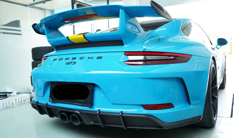Carbon Fiber Karbel Rear Diffuser - Porsche 911 991.2 GT3