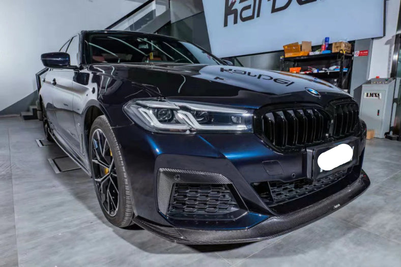 Carbon Fiber Karbel Front Lip - BMW G30 G38 5 Series M Sport