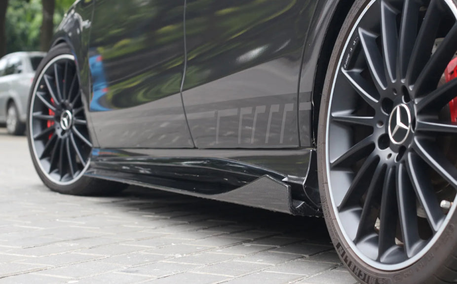 Paktechz Prepreg Carbon Fiber Side Skirts - Mercedes Benz W117 C117 CLA220 CLA250 CLA260 CLA45